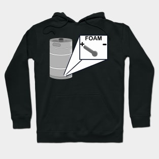 Beer keg foam control Hoodie